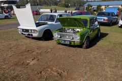 A-Triumph-and-a-Mini-a-bit-hot-under-the-collar